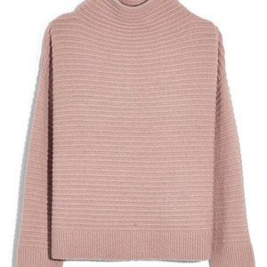 Madewell Belmont Mock Neck Cozy Knit Sweater